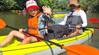 Над 50 с лодки по река Марица в националния воден поход